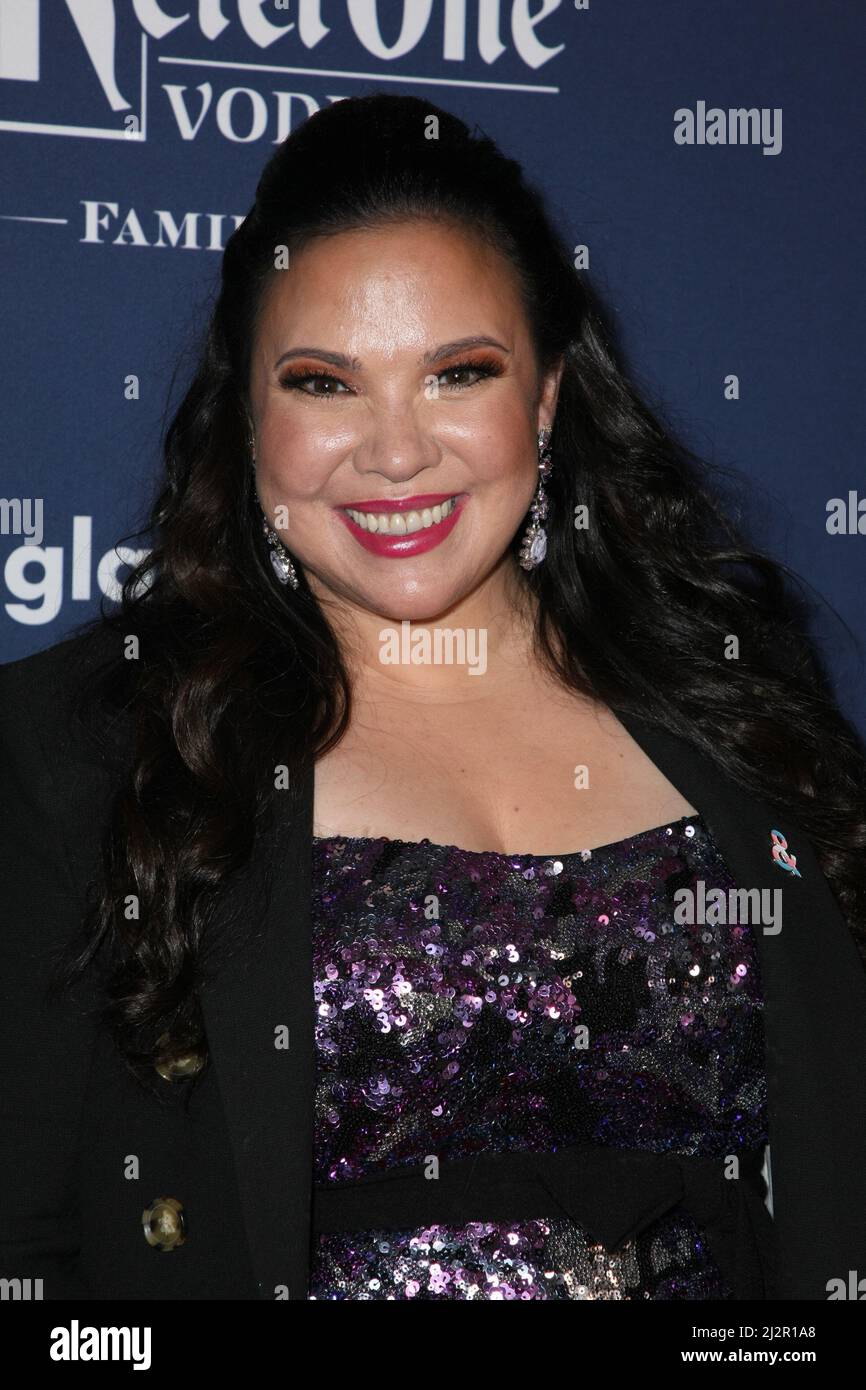 Gloria Calderón Kellett asiste a los Premios anuales GLAAD Media Awards 33rd el 02 de abril de 2022 en Beverly Hills, California. Foto: Crash/imageSPACE Foto de stock