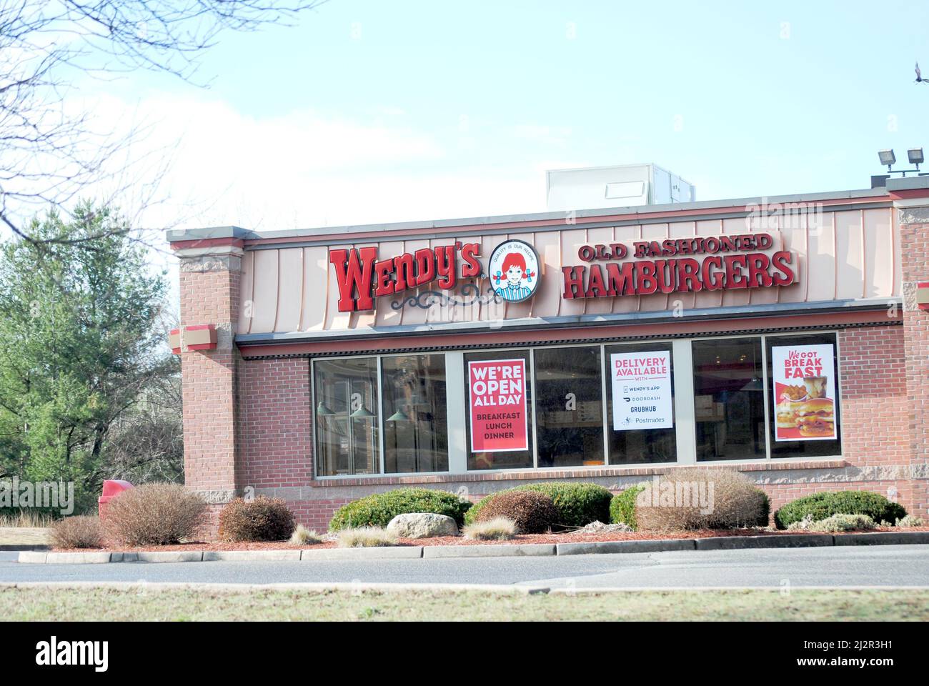 Wendys restaurant sign fotografías e imágenes de alta resolución Alamy