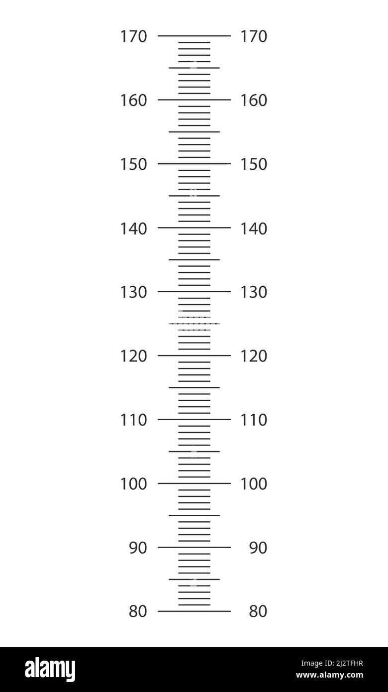 Medidor de altura para niños Imágenes vectoriales de stock - Alamy