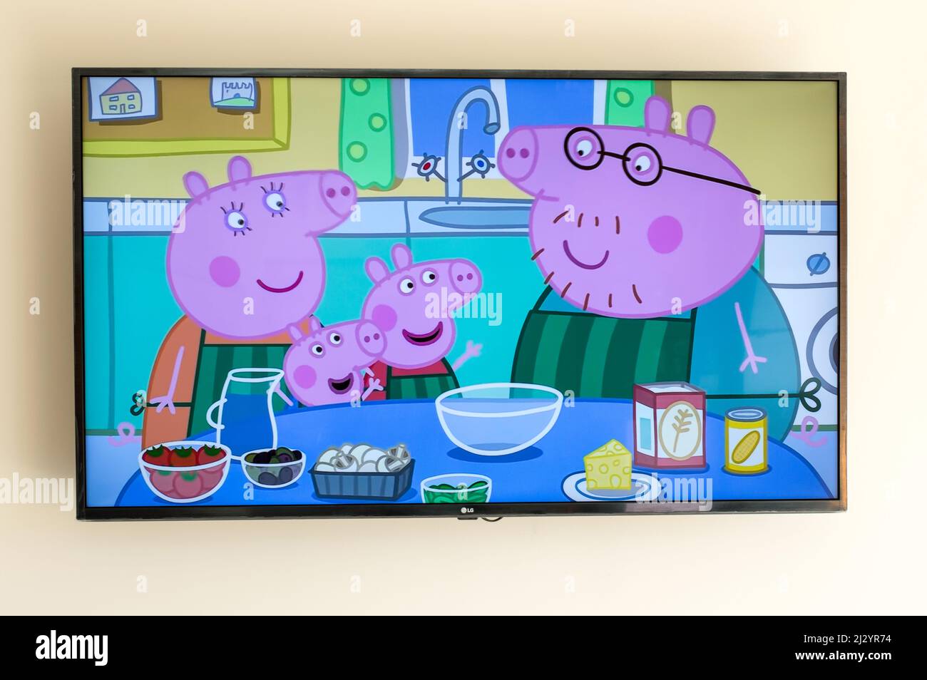 Familia Peppa Pig con Helado 4 Figuras en Tienda Inglesa