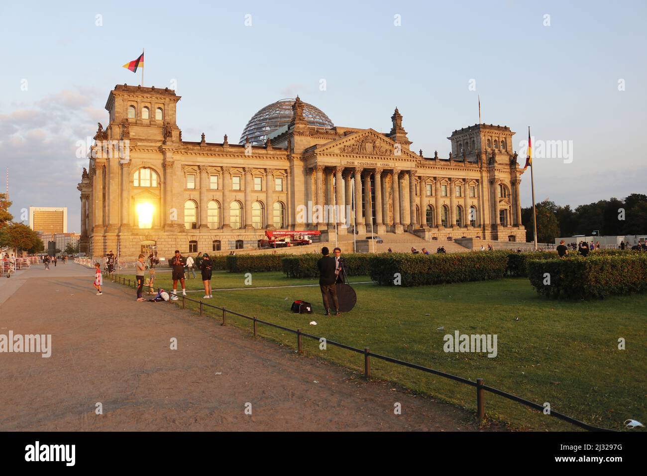 Reichstagsgebaeude, Berlín (nur fuer redaktionelle Verwendung. Keine Werbung. Referenzdatenbank: http://www.360-berlin.de. © Jens Knappe. Bildquellen Foto de stock