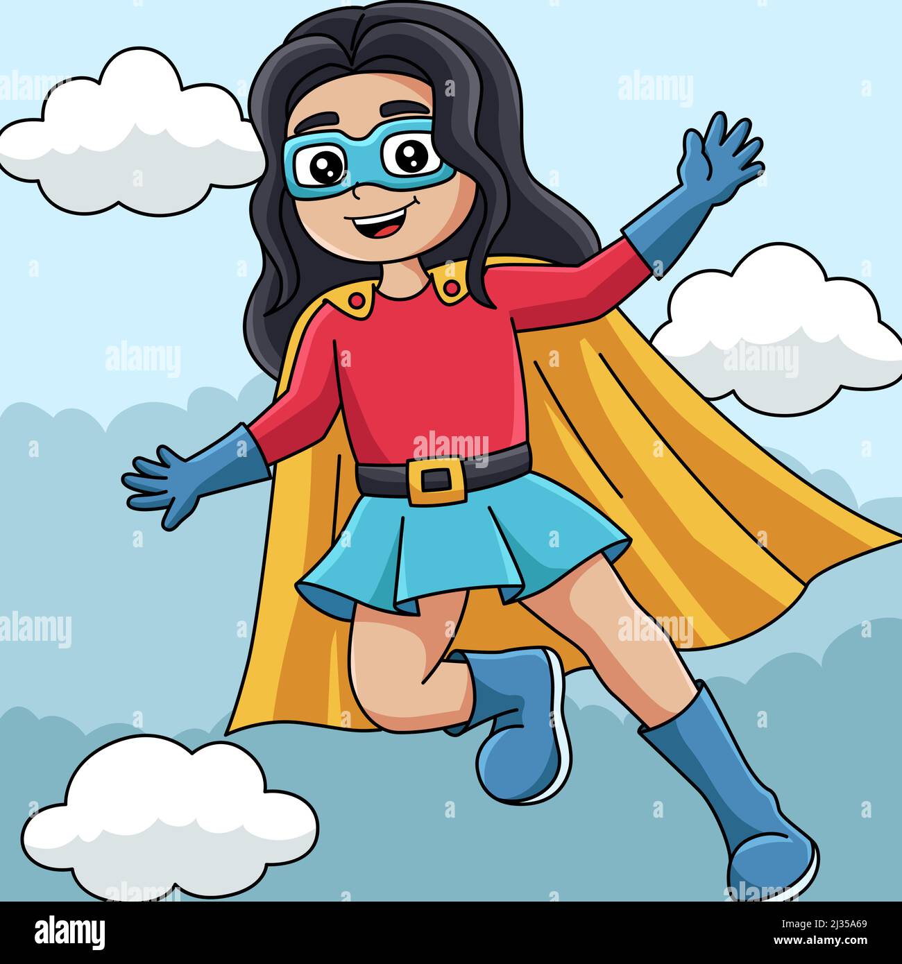 Caricatura superhéroe niña fotografías e imágenes de alta resolución - Alamy