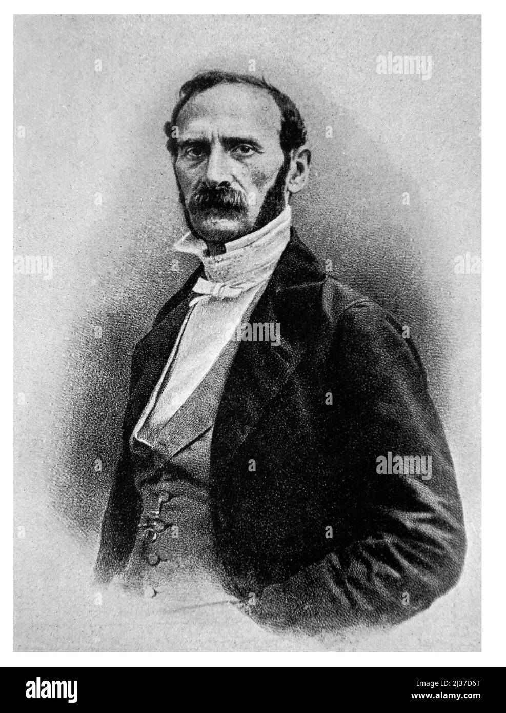 Général Cavaignac - Louis-Eugène Cavaignac (15 de octubre de 1802 en París â 28 de octubre de 1857) fue un general francés que puso en marcha una rebelión masiva Foto de stock
