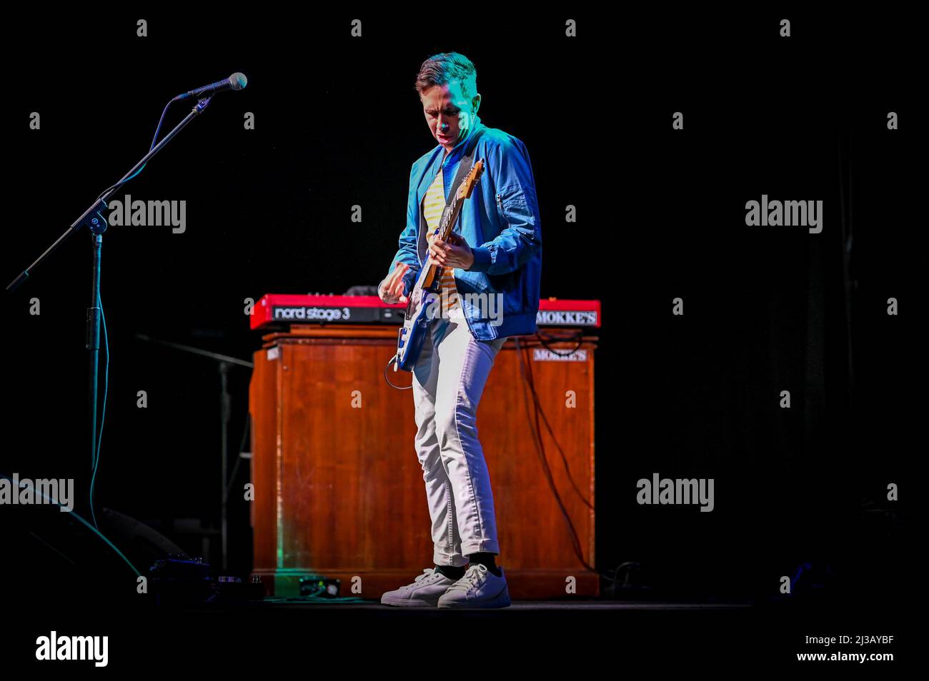 Padova, Italia, 06 de abril de 2022, Cory Wong durante el concierto de  música Cory Wong el 06 de abril de 2022 en el Gran Teatro Geox en Padova,  Italia (Foto de