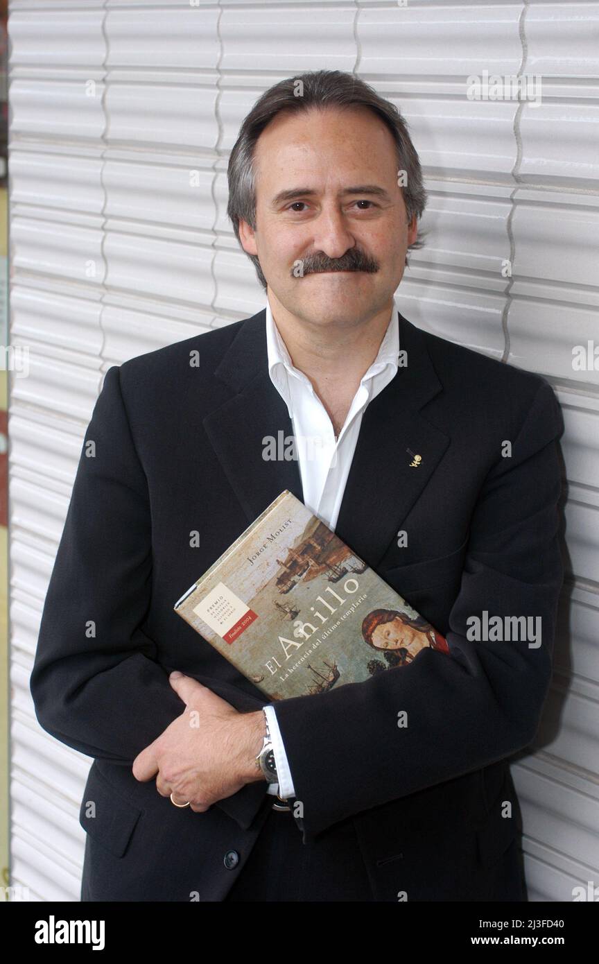Jorge Molist, escritor español Foto de stock