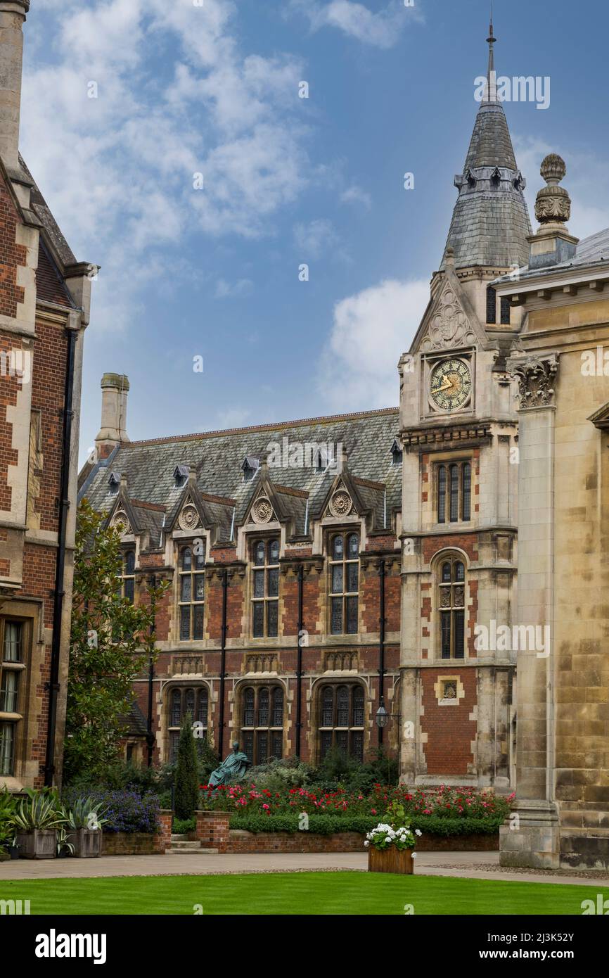Reino Unido, Inglaterra, Cambridge. Pembroke College. Foto de stock