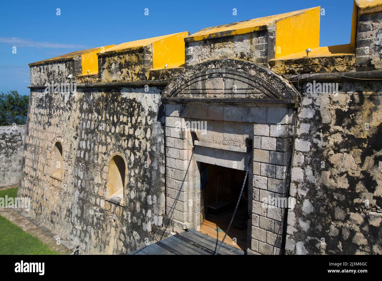 Fuerte de San José el Alto, 1792; San Francisco de Campeche, Estado de Campeche, México Foto de stock