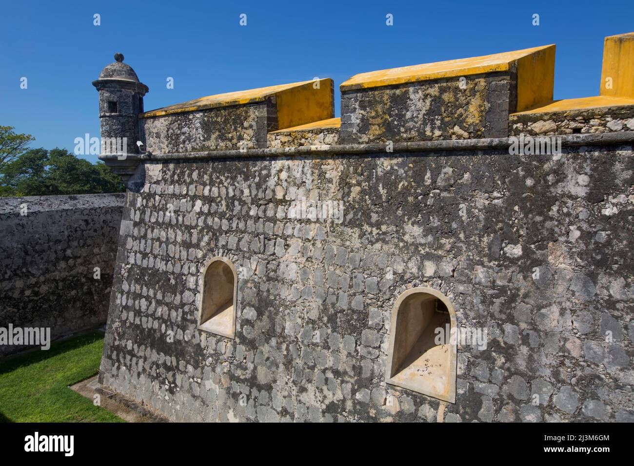 Fuerte de San José el Alto, 1792; San Francisco de Campeche, Estado de Campeche, México Foto de stock