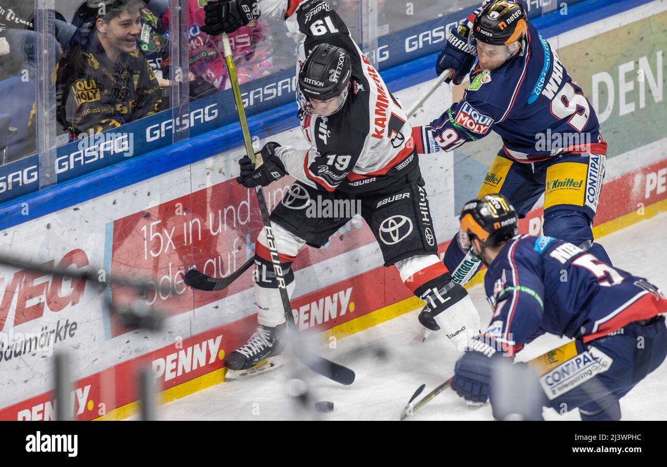 10 Abril 2022, Berlín Hockey sobre hielo DEL, Eisbären Berlin