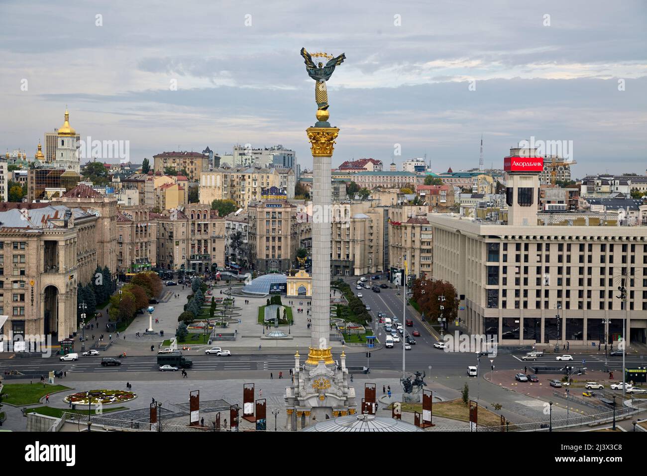 Maidan, Kiev, Ucrania Foto de stock