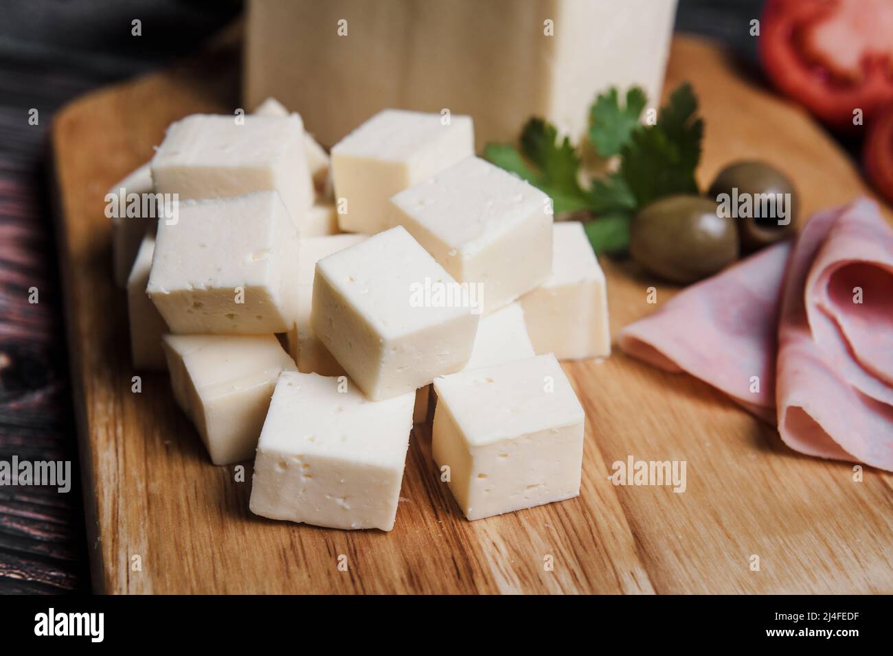 Queso Chihuahua mexicano o queso menonita de México América Latina Fotografía de stock Alamy