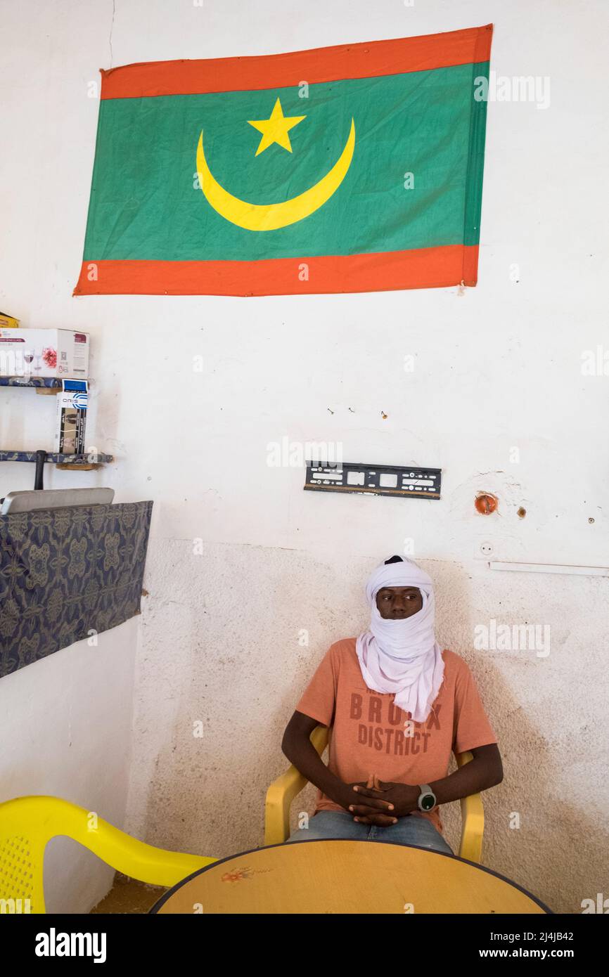 Mauritania, Chinguetti, restaurante Foto de stock