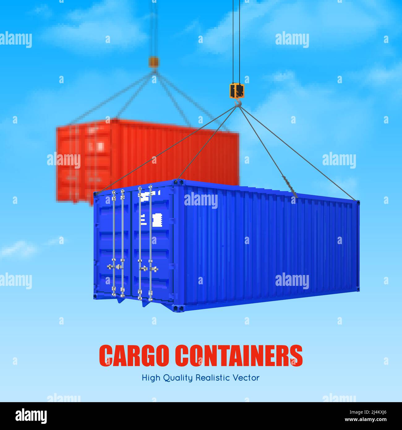 4 Fotos 1 Palabra 8 Letras Contenedores Contenedores de carga Imágenes vectoriales de stock - Alamy