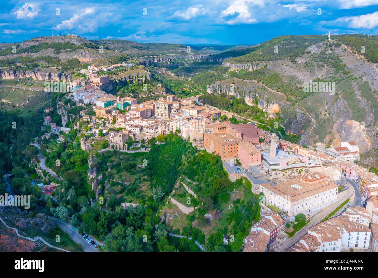 Vista aérea de la ciudad española de Cuenca Fotografía de stock - Alamy