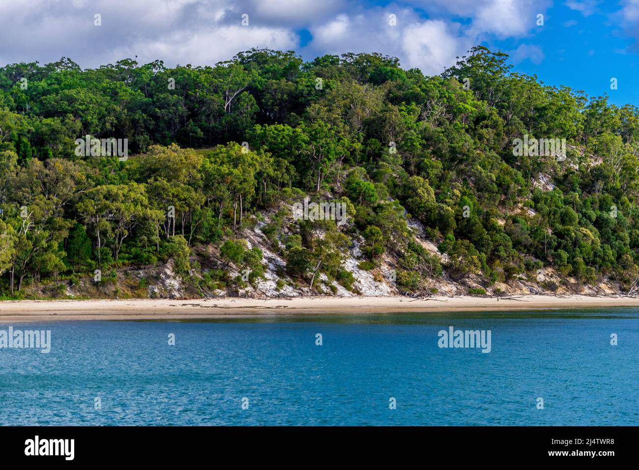 Kingfisher Bay en la costa oeste de Fraser Island. Queensland, Australia. Foto de stock