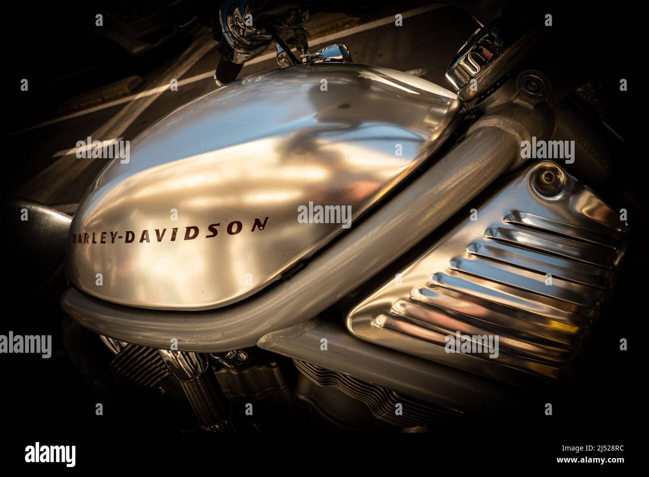 Detalles de Harley davidson Foto de stock