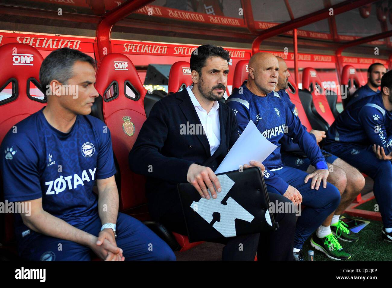 Mallorca, España. 19th de Abr de 2022. La Liga Española La Liga MALLORCA vs Alaves en el estadio Son Moix, Mallorca 19 abril, 2022 900/Cordon Press Credit: CORDON PRESS/Alamy Live News Foto de stock