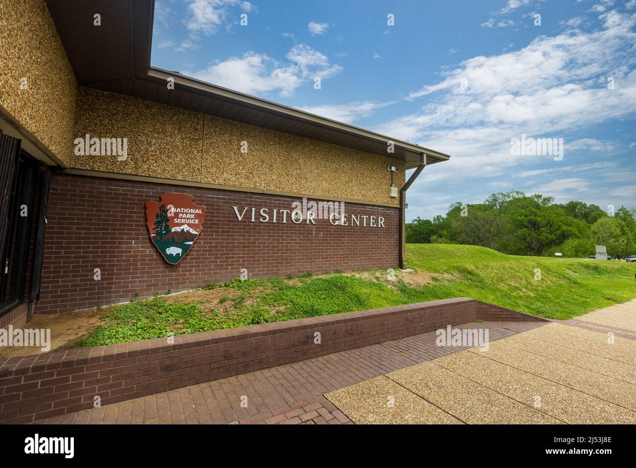 Vicksburg, MS - 18 de abril de 2022: Centro de Visitantes del Servicio de Parques Nacionales Foto de stock