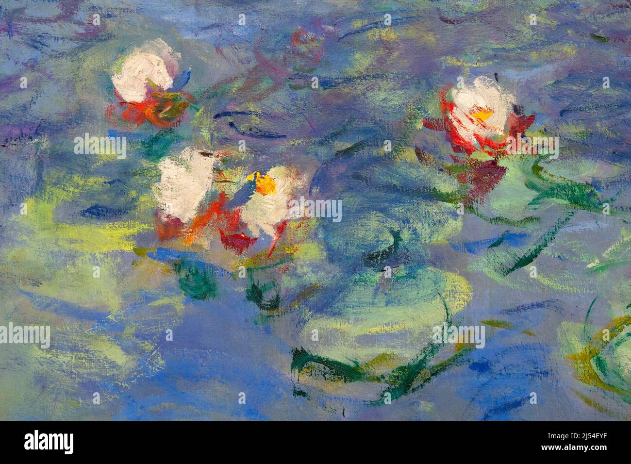 Nympheas, Water Lilies, Claude Monet, 1918-1926, Musée de L'Orangerie, París, Francia, Europa Foto de stock