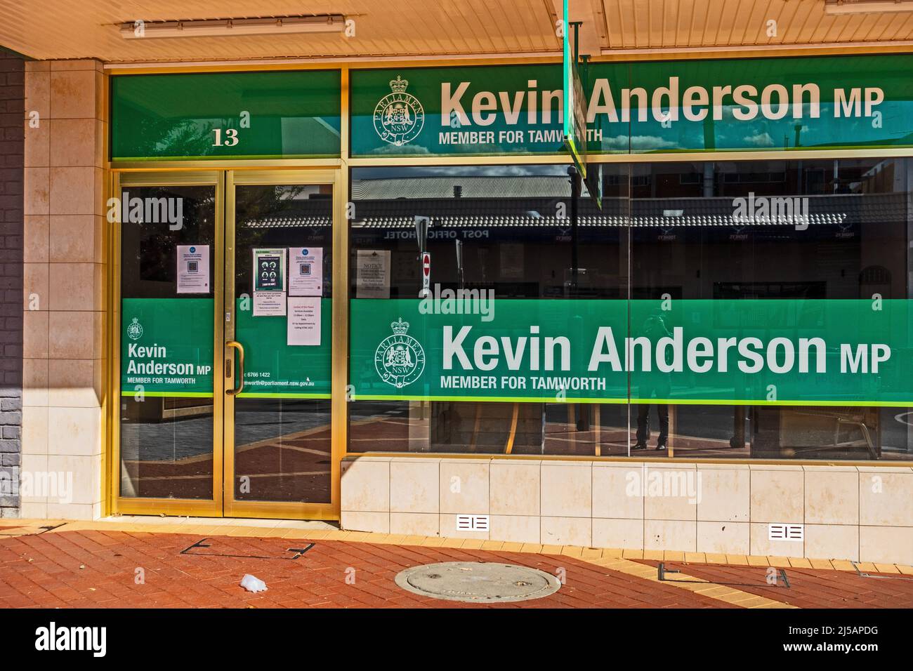 Oficina del diputado Kevin Anderson, miembro del Parlamento de Nueva Gales del Sur para Tamworth Australia Foto de stock
