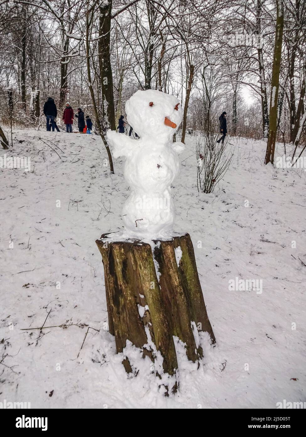 Snowman snow germany fotografías e imágenes de alta resolución - Alamy