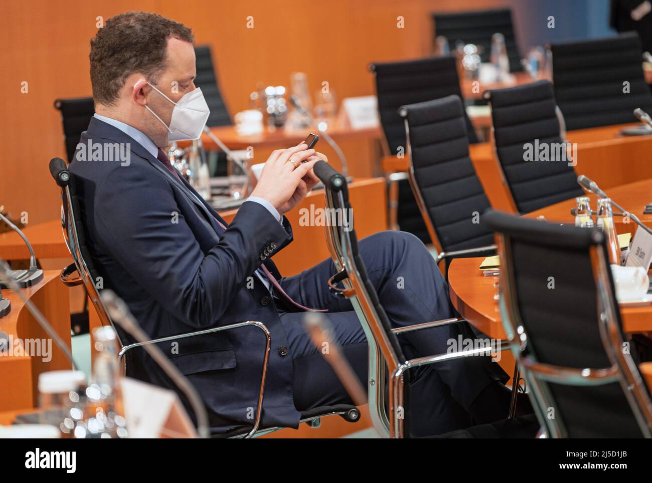 Alemania, Berlín, 19.05.2021. Reunión del Gabinete en la Cancillería  Federal de Berlín el 19.05.2021. Jens Spahn (CDU), Ministro Federal de  Salud. [traducción automática] Fotografía de stock - Alamy