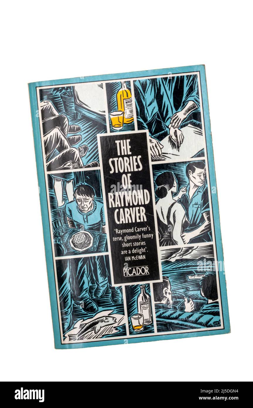 Una copia en papel de The Stories of Raymond Carver. Publicado en 1985. Foto de stock