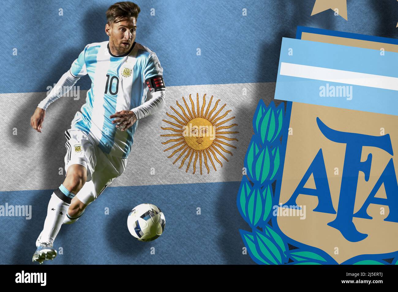 Camiseta de lionel messi argentina fotografías e imágenes de alta  resolución - Alamy