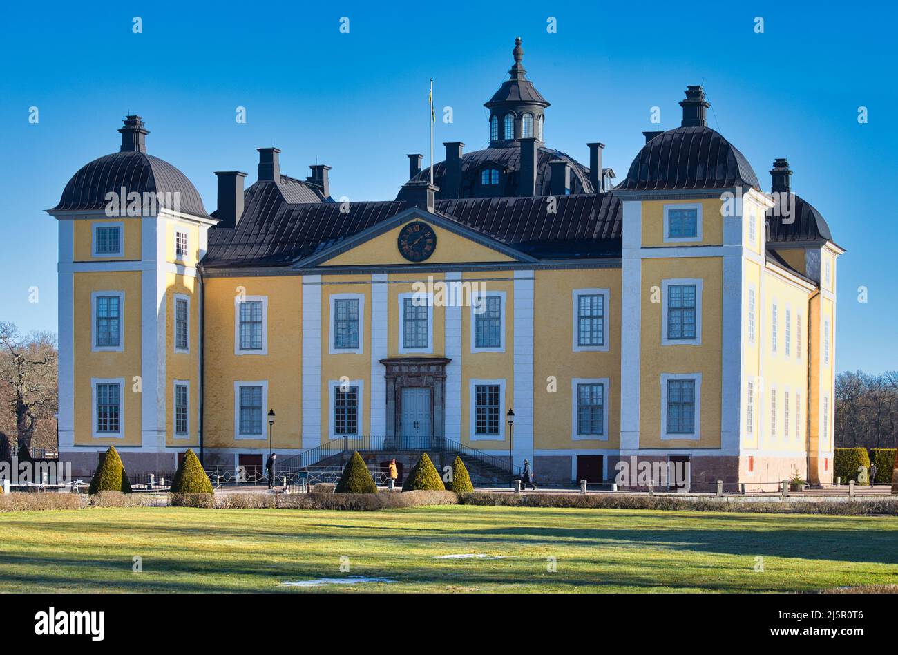 17th Castillo del palacio de Stromsholm, (Stromsholm Slott), Stromsholm, Vastmanland, Suecia Foto de stock