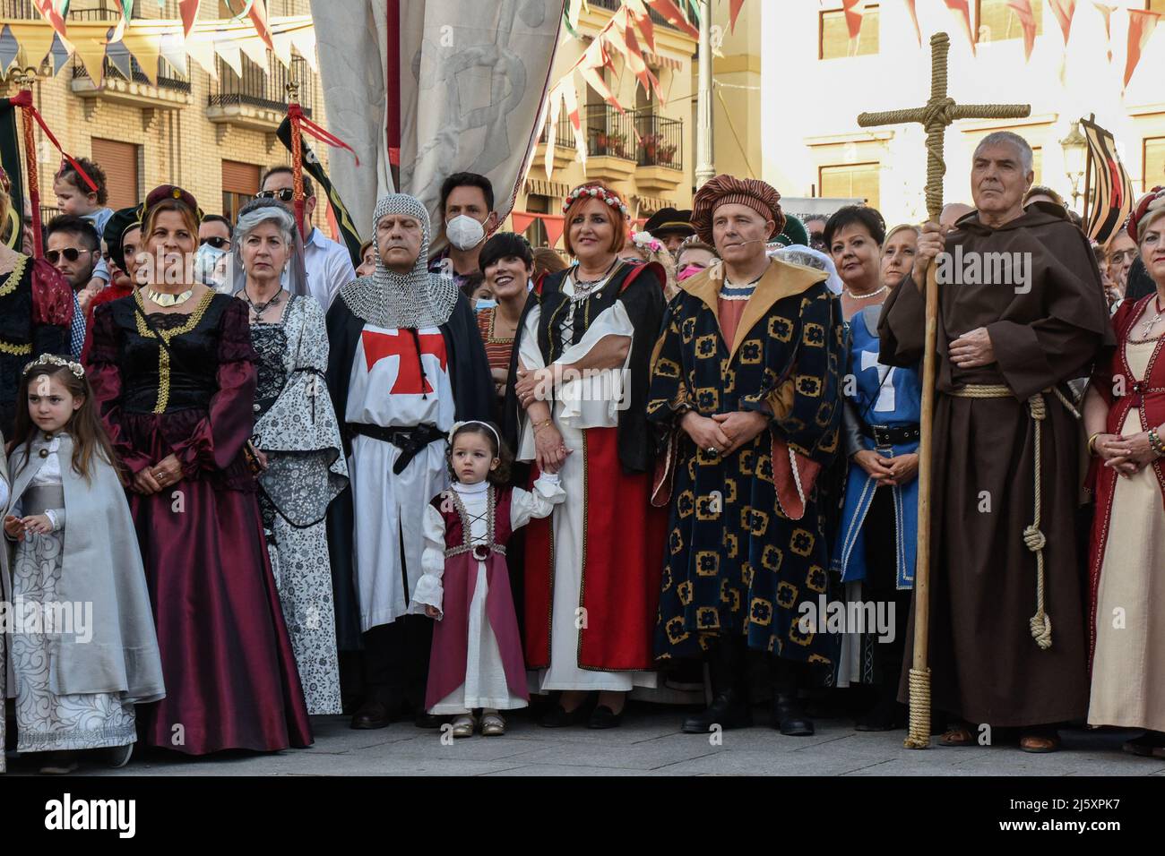 Santa Fe, España. 23rd de Abr de 2022. (4/24/2022) Celebración del 530th  aniversario de la firma de las Capitulaciones de Santa Fe el 17 de abril de  1492. Los Reyes Católicos acordaron