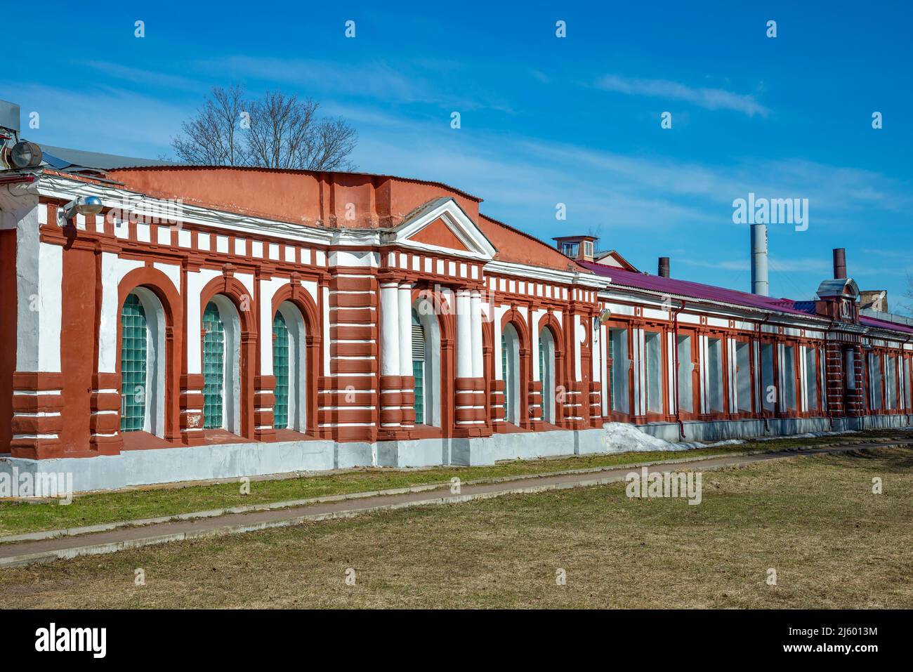 GATCHINA, RUSIA - 17 DE ABRIL de 2022: Museo de la Historia de la Construcción y Reparación de Motores de Aviación nombrado por A.V. Ignatiev. GATCHINA Foto de stock