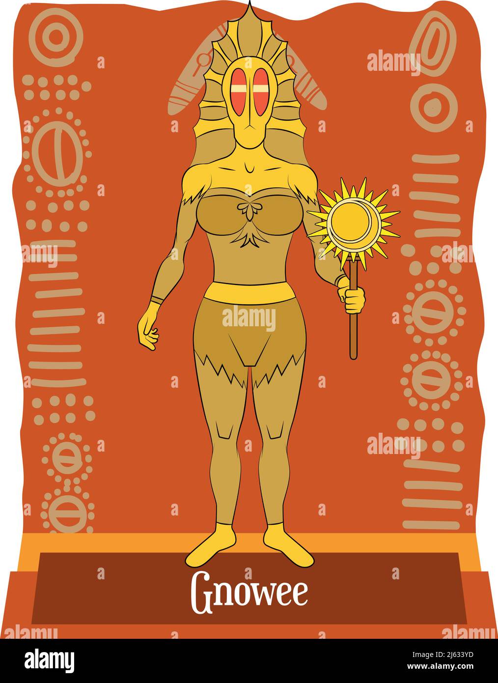 Mitología aborigen australiana Imágenes vectoriales de stock Alamy