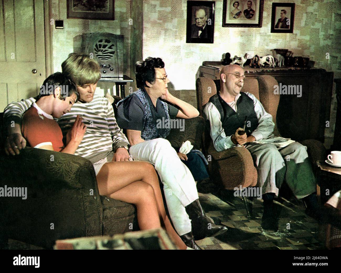 STUBBS,BOOTH,NICHOLS,MITCHELL, HASTA QUE LA MUERTE EE.UU. HACER PARTE, 1965 Foto de stock