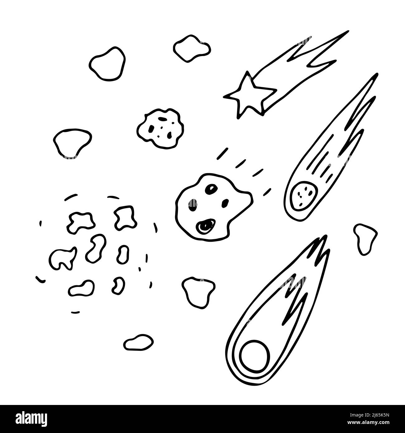 Ilustración meteorito Imágenes de stock en blanco y negro - Página 2 - Alamy
