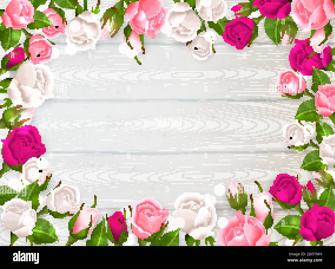 Maxifalda Fucsia con Flores Blancas