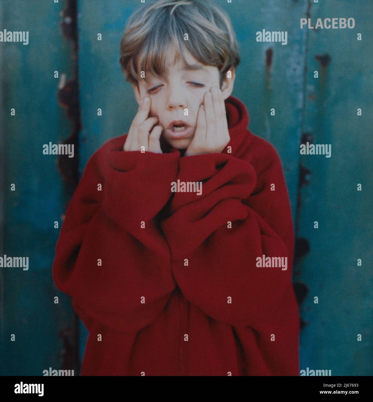 El álbum del CD de la cubierta al placebo Foto de stock
