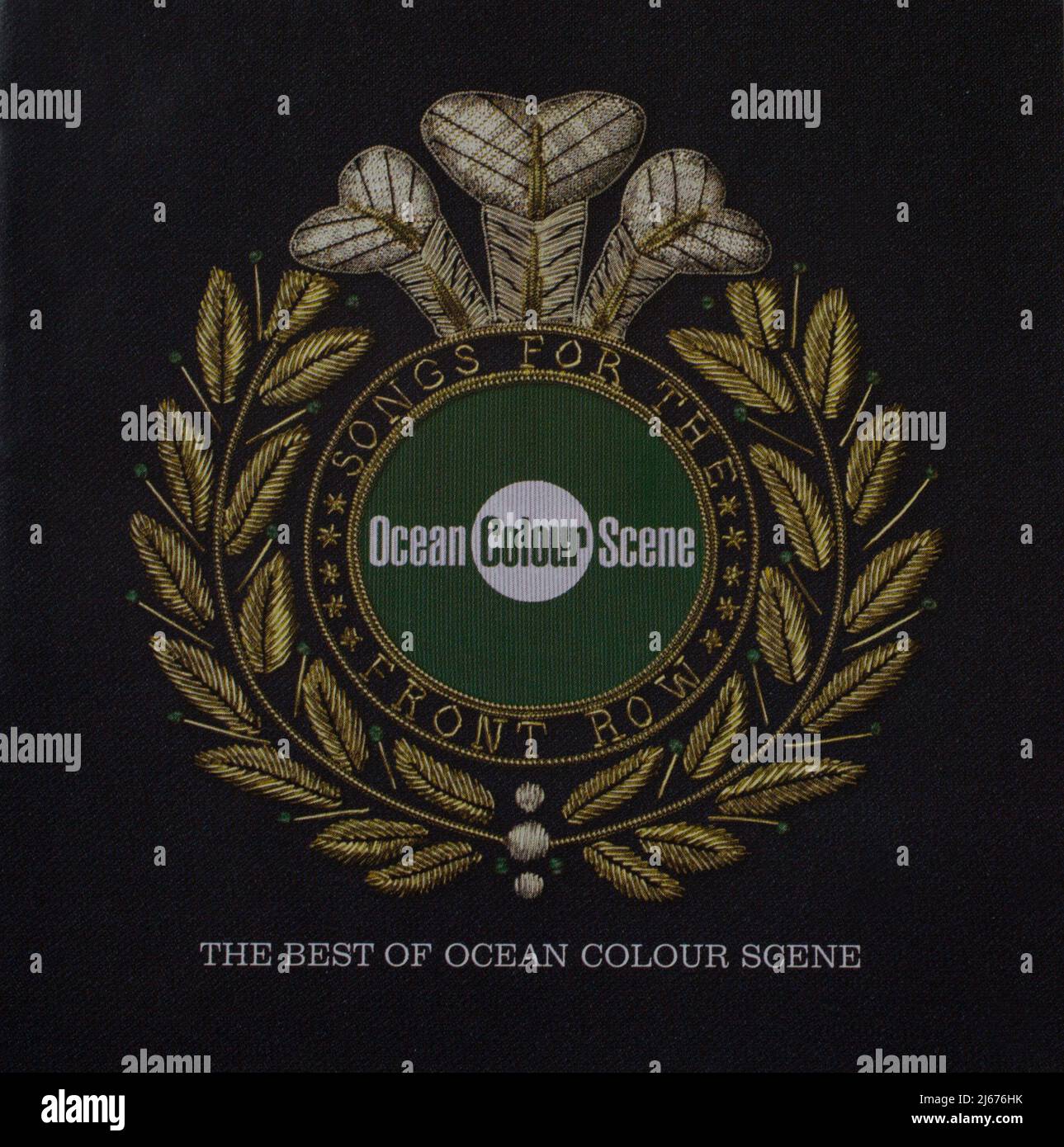 La portada del álbum del CD a Canciones para la primera fila por Ocean Color Scene Foto de stock
