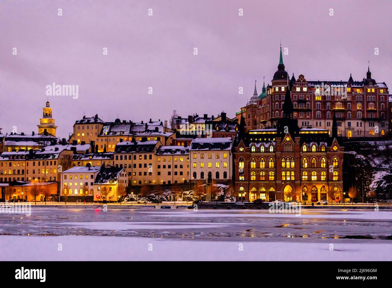 Lugares de interés de la ciudad de Estocolmo, Suecia, Escandinavia Foto de stock