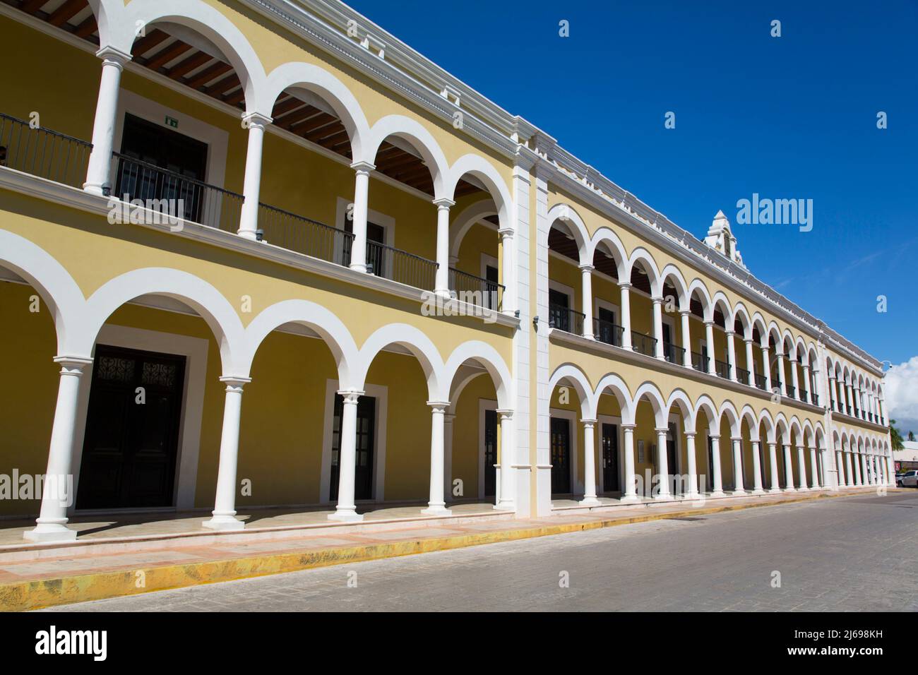 Museo del Palacio del Gobernador, Casco Antiguo, Patrimonio de la Humanidad de la UNESCO, San Francisco de Campeche, Estado de Campeche, México Foto de stock