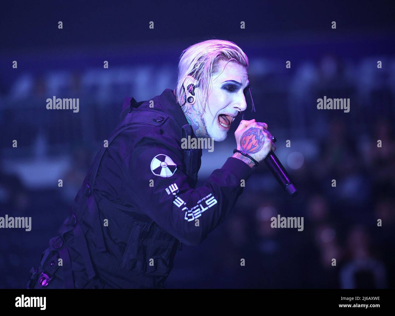 Â 27 de abril de 2022, Norfolk, Virginia, Estados Unidos Trinity of Terror Tour lleva A CHRIS