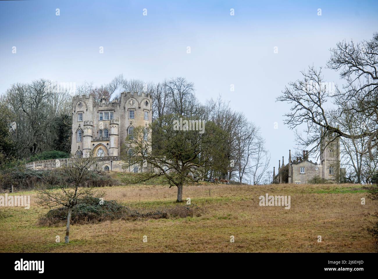 Castillo de Midford cerca de Bath, Somerset. Foto de stock