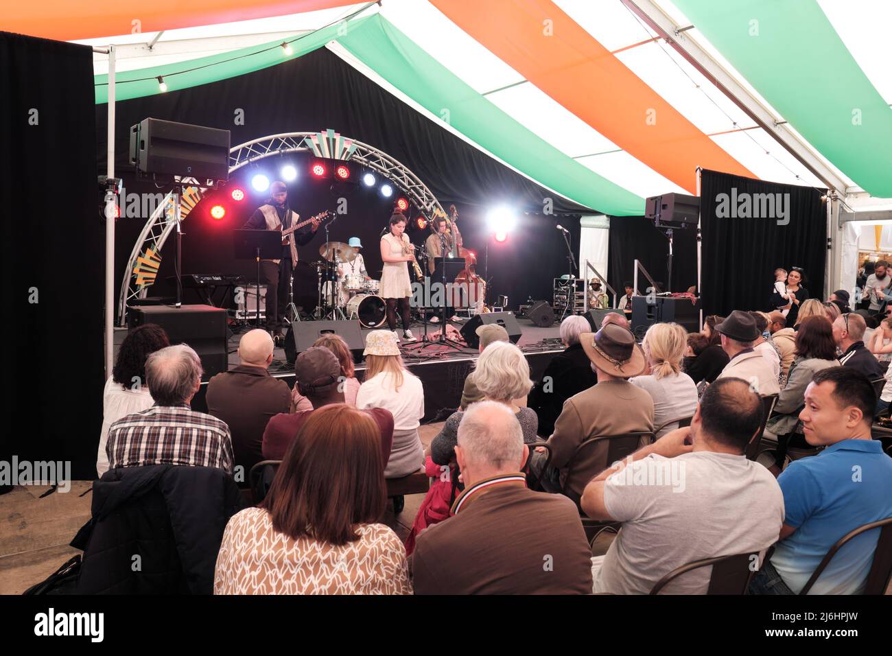 Festival de Jazz de Cheltenham, 2022 de mayo Foto de stock