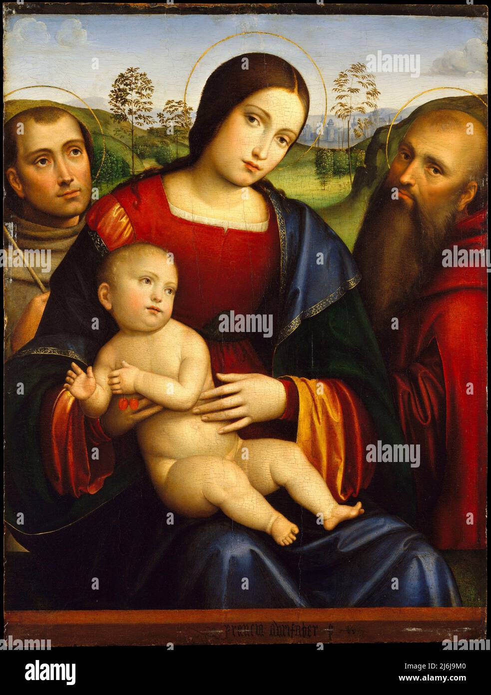 Madonna y Niño con los Santos Francisco y Jerónimo. Francesco Francia