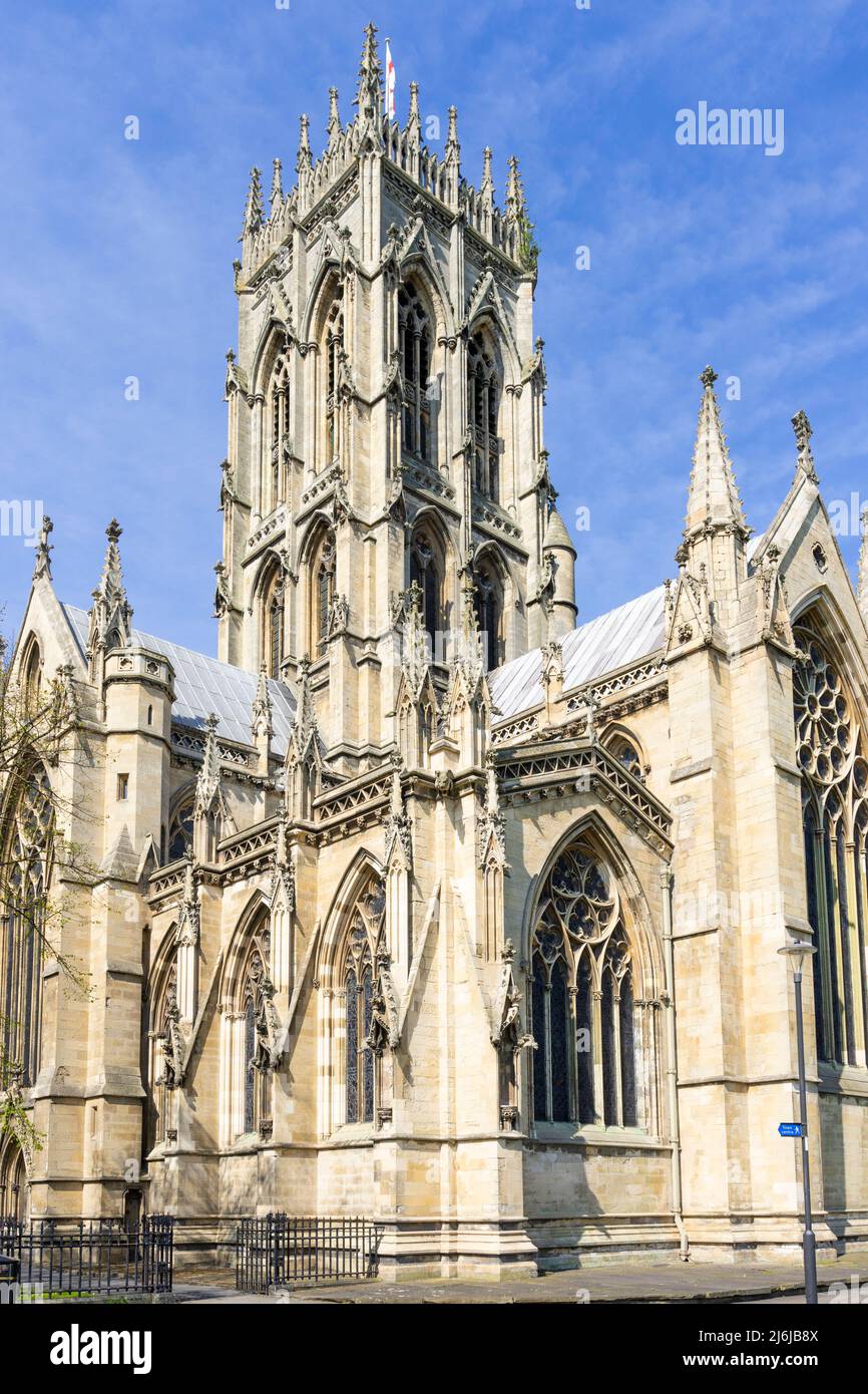 La Iglesia de la Catedral de San Jorge o Doncaster Minster Doncaster South Yorkshire Inglaterra reino unido gb Europa Foto de stock