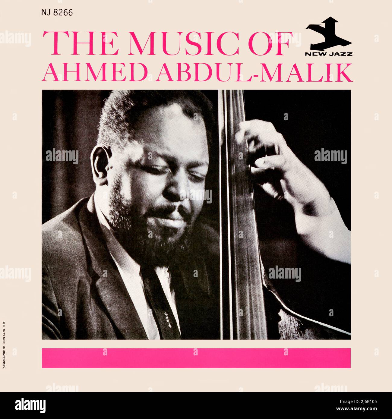 Ahmed Abdul-Malik - Portada original del álbum de vinilo - La música de Ahmed Abdul-Malik - 1961 Foto de stock