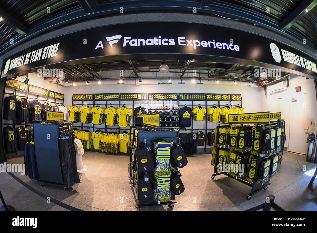 Mentalmente En general Irregularidades NASHVILLE, TN - 01 DE MAYO: El Nashville SC Team Store en Geodis Park,  antes del comienzo del partido MLS entre la Philadelphia Union y Nashville  SC en GEODIS Park el 01