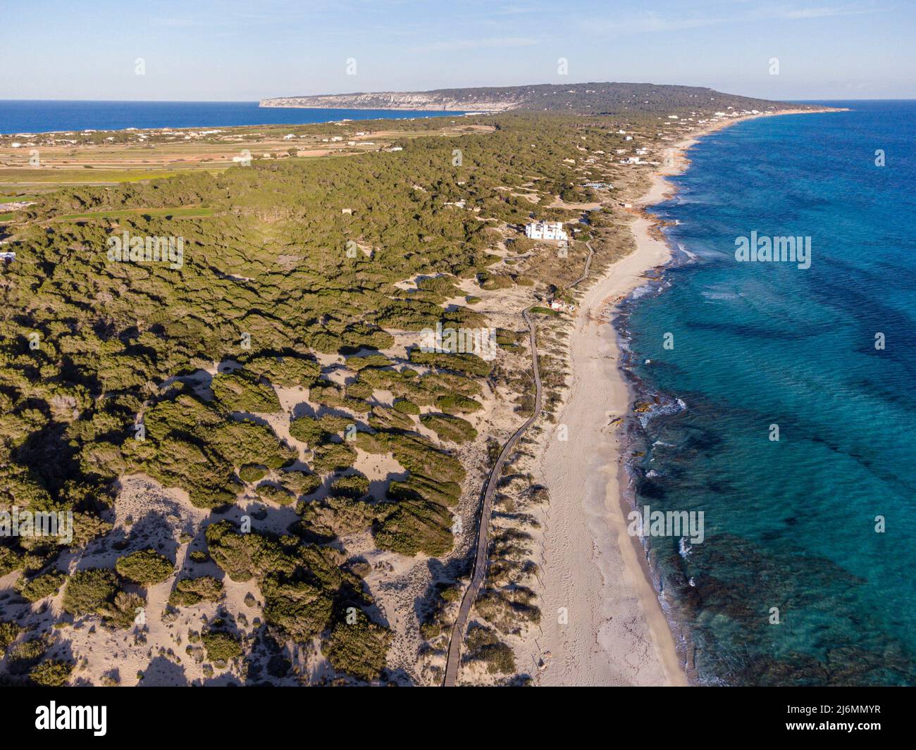 Playa de Migjorn, Formentera, Islas Pitiusas, Comunidad Baleares, España  Fotografía de stock - Alamy
