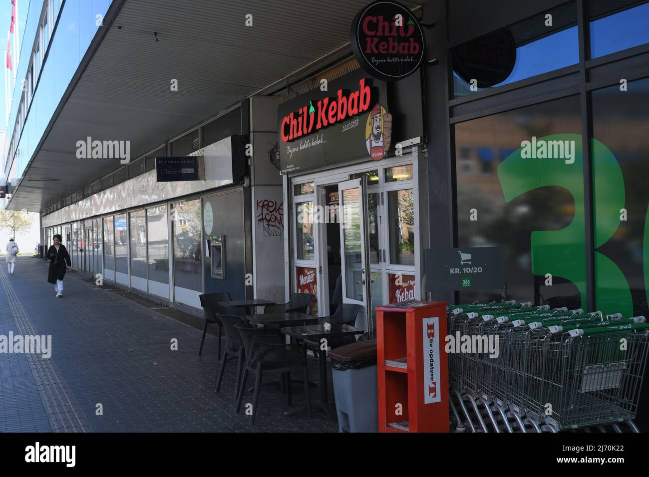 Copenhague/Dinamarca/05 de mayo de 2022/.Oriential fst Food chily kebab