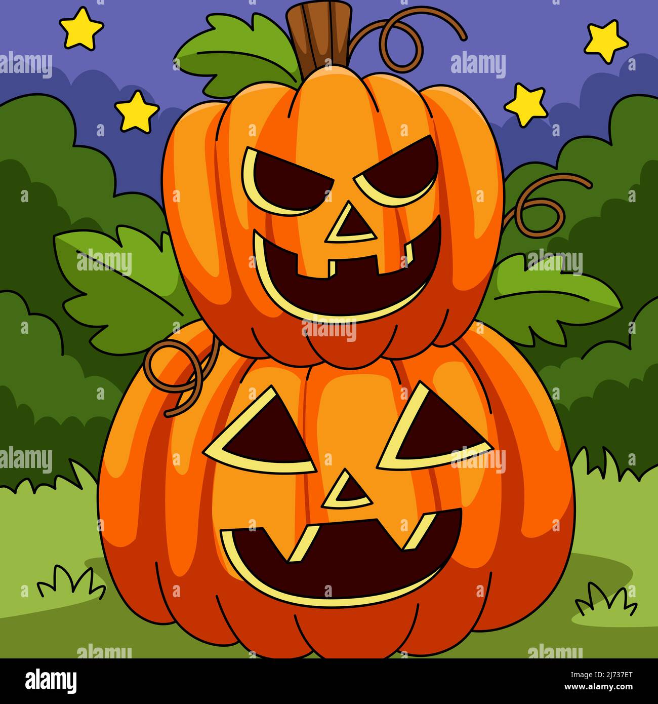 Halloween 2 Imágenes vectoriales de stock - Alamy