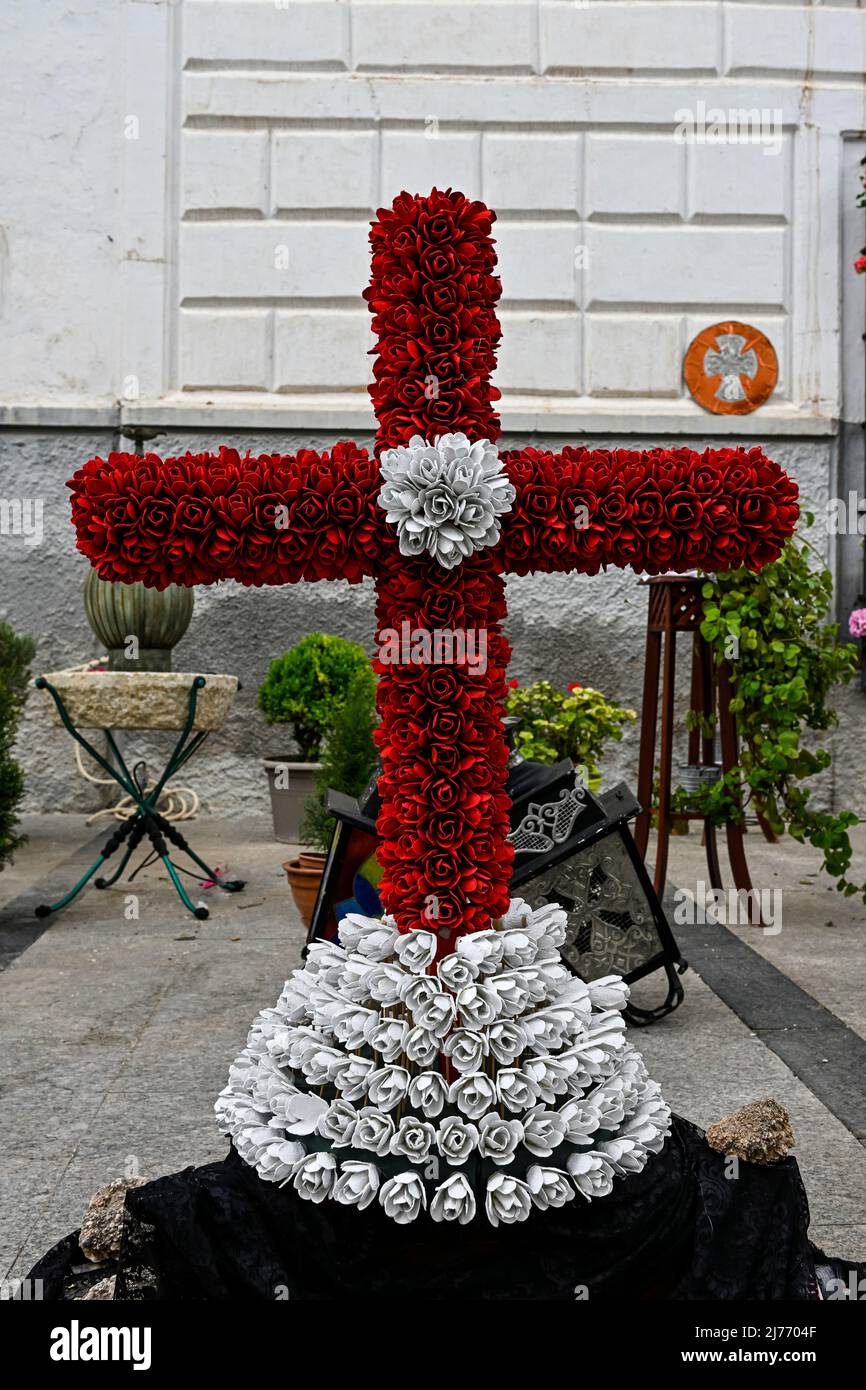 Cruz de Mayo - La Fiesta de las Cruces es una festividad que se celebra el 3 de mayo Foto de stock